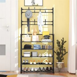 5 in1 Coat and Shoe Rack Entryway, Shoes Cabinet Organizer