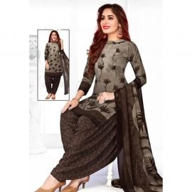 SOFT AND SILKY CREAP SALWAR SUIT