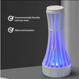 Mosquito Repellent Lamp with Air Purifier and UV Light, Small, Black